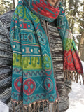 Soft cashmilon shawl,cashmilon scarf,blanket scarf