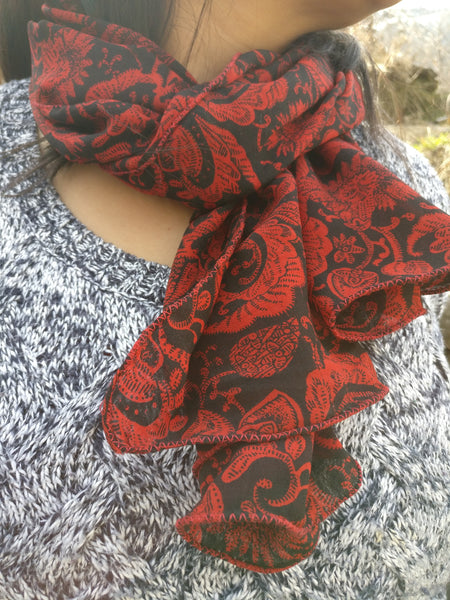 Ladies Silk Neck Scarves