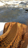 Pure Raw Silk Shawl