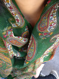silk paisley shawl