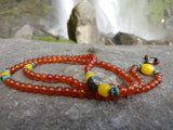 Carnelian gemstone 108 prayer beads