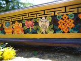 handcarved incence holder with 8 auspicious buddhist symbols