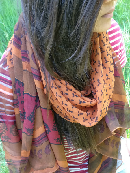  Silk Neck Scarf for Women