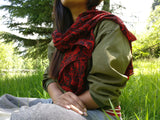 Crepe silk neck Scarf 