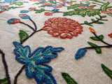 Himalayan crewel design bed spread