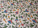 Himalayan crewel design bed spread