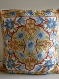Himalayan silk crewel cushion cover