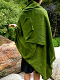 Pashmina Shawl in Olive Green