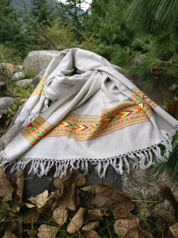Handmade wool scarf