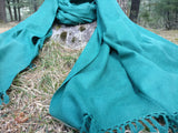 Large green shawl