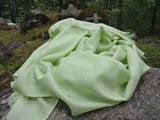 Silk wool scarf