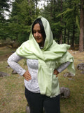 Silk wool scarf