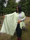 Silk wool scarf