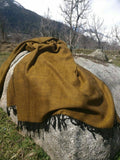 Unisex mustard scarf